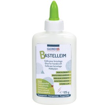 Bastelleim in einer Plastikflasche mit Drehverschluss