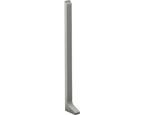 Prinz Endstück links für Alu-Sockelleiste titan 11x80 mm (1 St.) Wandleiste in L-Form