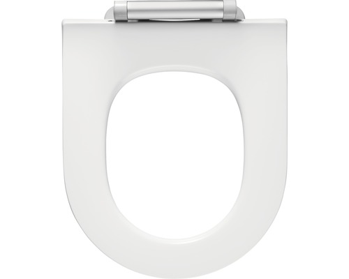 WC-Sitz Pressalit Projecta D Solid Pro ohne Deckel weiß mit Absenkautomatik Toilettensitz aus Kunststoff