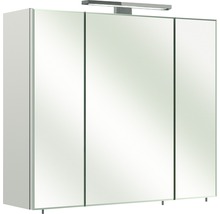 LED-Spiegelschrank Pelipal Grado IV 3-türig 70x60x20 cm weiß-thumb-0 LED-Spiegelschrank Pelipal Grado IV 3-türig 70x60x20 cm weiß-thumb-0