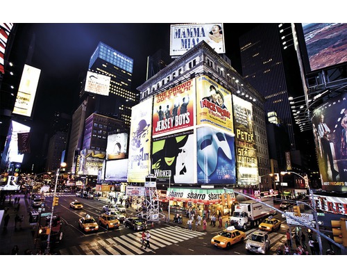 Fototapete Vlies 16075 New York Time Square 5-tlg. 250 x 180 cm
