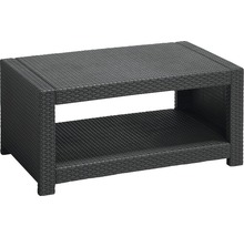 Loungeset Jardin Monaco Kunststoff 4-Sitzer 4-teilig graphit