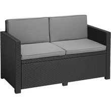 Loungeset Jardin Monaco Kunststoff 4-Sitzer 4-teilig graphit