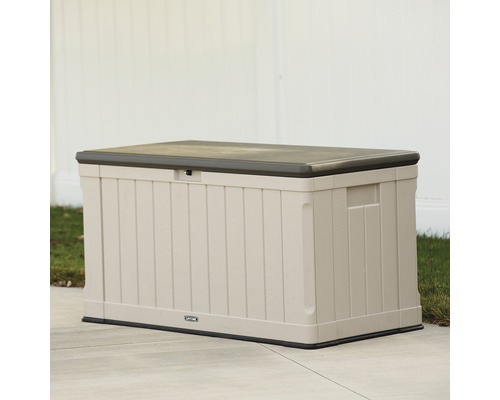 Aufbewahrungsbox aus Kunststoff für den Außenbereich