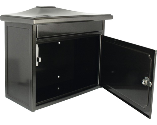 Briefkasten mit offenem Fach zur Paketannahme