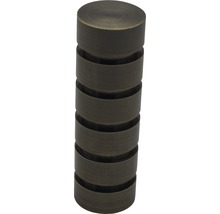 Endstück rillcube für Rivoli brüniert Ø 20 mm 2 Stk.