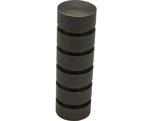 Dekorativer Gardinenstangenabschluss aus Metall