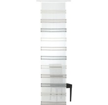 Schiebevorhang mit horizontalen Streifen