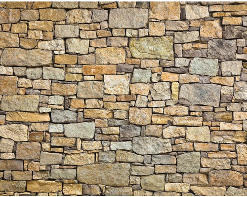 Fototapete Vlies 18015 Stone Wall 7-tlg. 350 x 260 cm