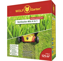 Rasensamen+Rasendünger WOLF-Garten Vertikutier-Mix 4 in 1, 4 kg / 125 m²-thumb-4