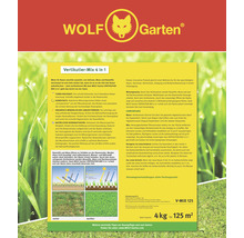 Rasensamen+Rasendünger WOLF-Garten Vertikutier-Mix 4 in 1, 4 kg / 125 m²-thumb-1