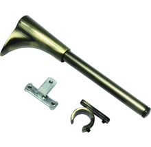 Gardinenstange mit Zubehör für die Wandmontage