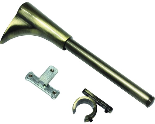 Gardinenstange mit Zubehör für die Wandmontage