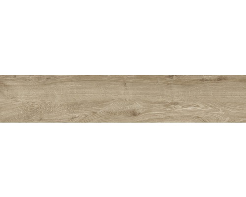 Feinsteinzeug Bodenfliese Limewood Roble 23,3x120,0 cm braun matt Feinsteinzeug Bodenfliese Limewood Roble 23,3x120,0 cm braun matt