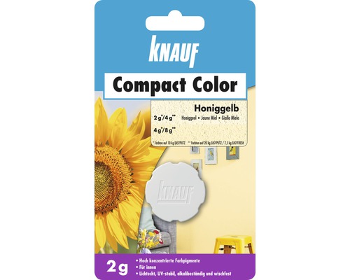 Abtönkonzentrat Knauf Compact Color honiggelb 2 g Knauf Compact Color Farbpigment Honiggelb