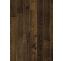 Ter hürne Parkett Alpin tiefbraun Eiche Landhausdiele Farbig Gebürstet 1182 x 200 x 13 mm