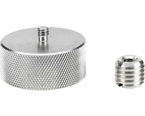 Gewindeadapter SOLA GA-Set 1/4" auf 5/8" und 5/8" auf 1/4" aus Aluminium Stativschraube mit Innengewinde und Außengewinde