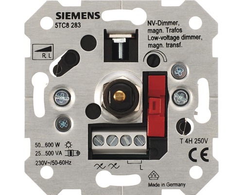 Dimmer-Einsatz Niedervolt für magnetische Trafos 50-600 Watt Siemens 5TC8283