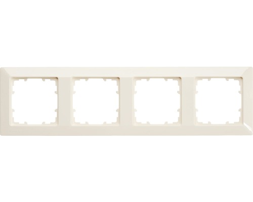 Abdeckrahmen 4-fach Siemens 5TG25540 titanweiß Vierfachrahmen für Schalter und Steckdosen