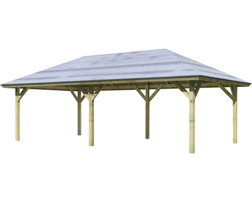 Holzcarport mit Dach