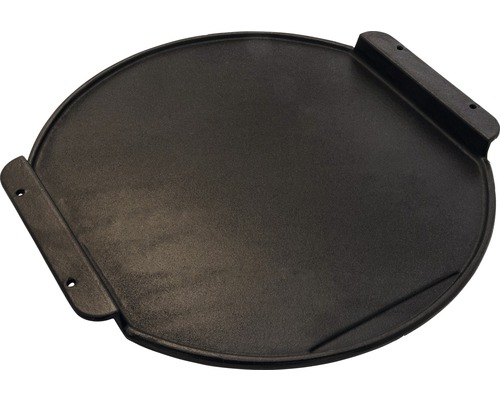 Gusseisenplatte mit Griffen für Grill