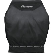Schwarze Grillabdeckung mit Enders Logo zum Schutz des Grills vor Witterungseinflüssen.