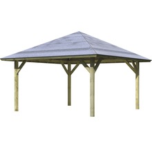 Holzpavillon mit Dach