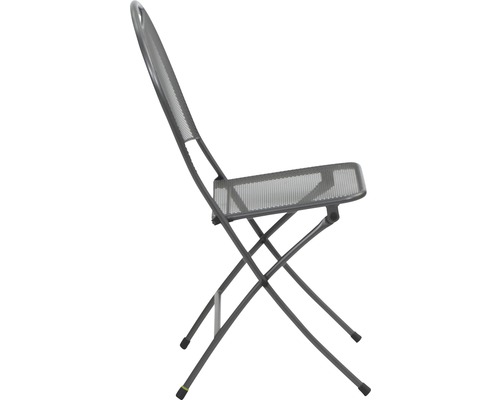 Klappbarer Metallstuhl für den Außenbereich