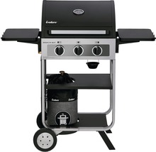 Gasgrill Enders Brooklyn 3 Brenner 54 x 113 x 106,5 cm schwarz silber inkl. Deckelthermometer, Grillrost, Warmhalterost, Seitenablage, Fettauffangschale Grillrost Edelstahl