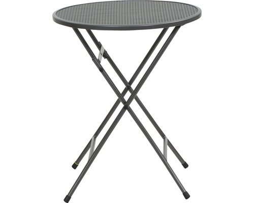 Runder Klapptisch für den Garten oder Balkon.