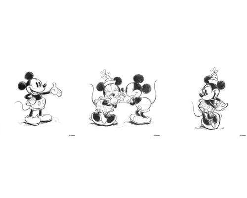 Leinwandbild Disney Mickey & Minnie I 3er-Set 3x 30x30 cm