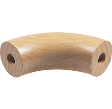 Gebogener Möbelgriff aus Holz