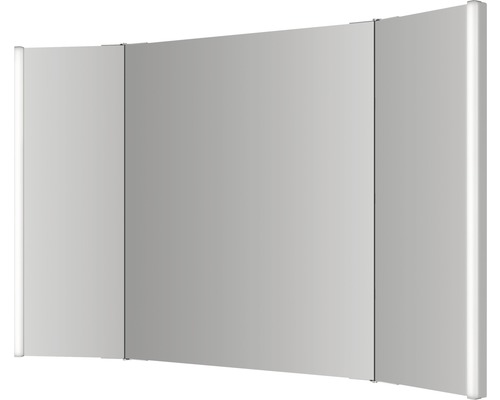 LED-Klapplichtspiegel Kristall Form Zrcadlo Swing rechteck 110x70 cm
