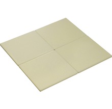 Vier quadratische Bodenfliesen