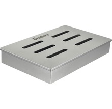 Enders Räucherbox aus Edelstahl mit Schlitzen im Deckel