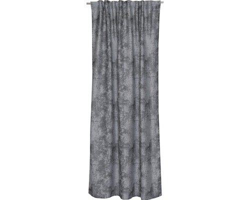 Grauer Dekoschal mit Strukturmuster