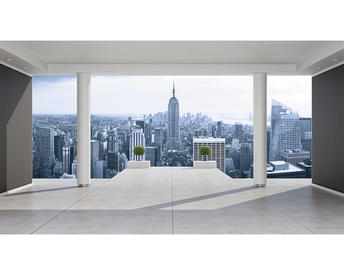 Fototapete Papier 1323 P4 New York City Skyline 2-tlg. 254 x 184 cm
