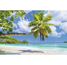 Fototapete Papier 97019 Seychelles Palm Beach 2-tlg. 350 x 260 cm