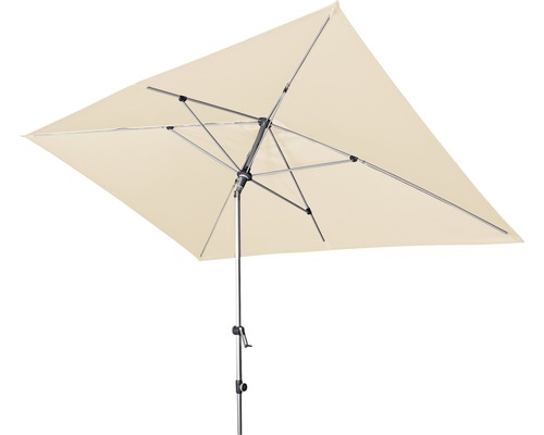 Rechteckiger Sonnenschirm mit Metallgestell