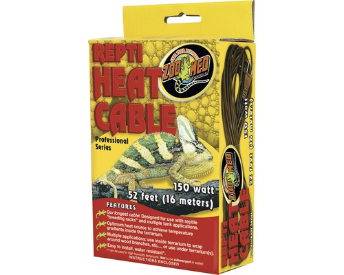 Heizkabel ZOO MED Repti Heat Cable 150 W 16 m | HORNBACH AT