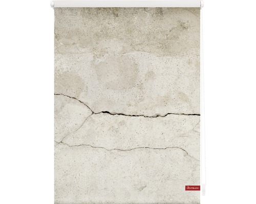 Rollo mit Betonwandmotiv für Fenster
