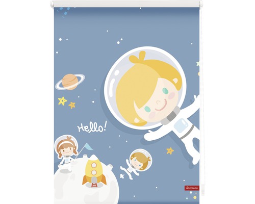 Rollo mit Weltraum Motiv und Astronauten