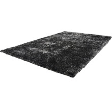 Grauer Hochflor Teppich