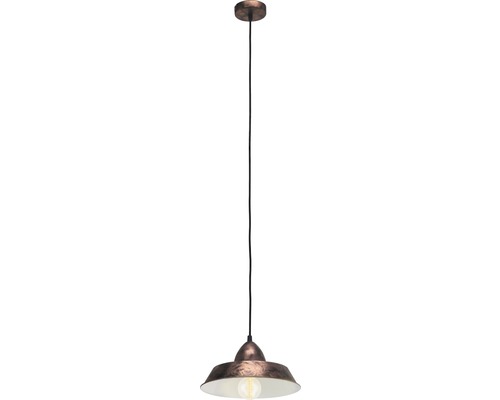 Hängelampe mit Schirm und Kabel