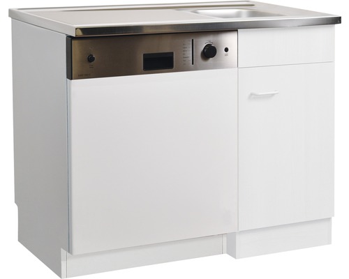 Spülenunterschrank mit Geschirrspüler und Spüle