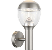 Wandleuchte aus Metall und Glas