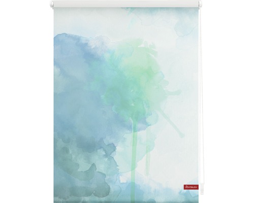 Rollo mit Aquarellfarbenmuster