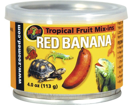 Reptilienfutter ZOO MED Tropical Fruit Mix-ins Red Banana 95 g