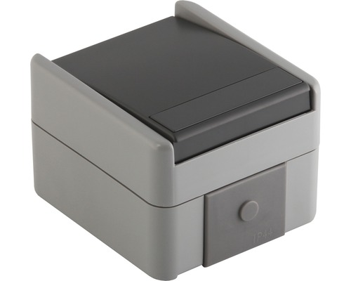 Schalter TEM Fontana FR/AP 2-polig Aufputz Schalter mit IP44 Schutzart