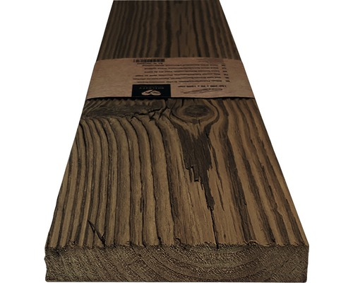 Holzdiele mit Baumkante, verpackt
